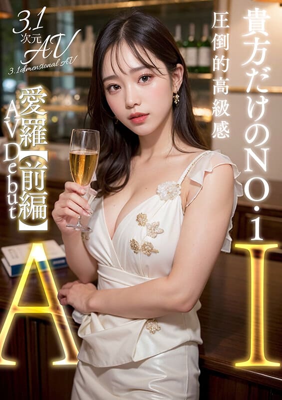 No Skins/maryGOLD JAV Censored (AIAV-011) [3.1 Dimension] AI Big Tits Cabaret Club Hostess Aira